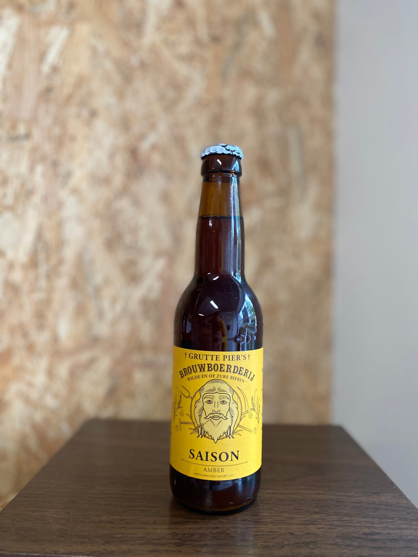 Grutte Pier's Brouwboerderij Saison amber 33cl