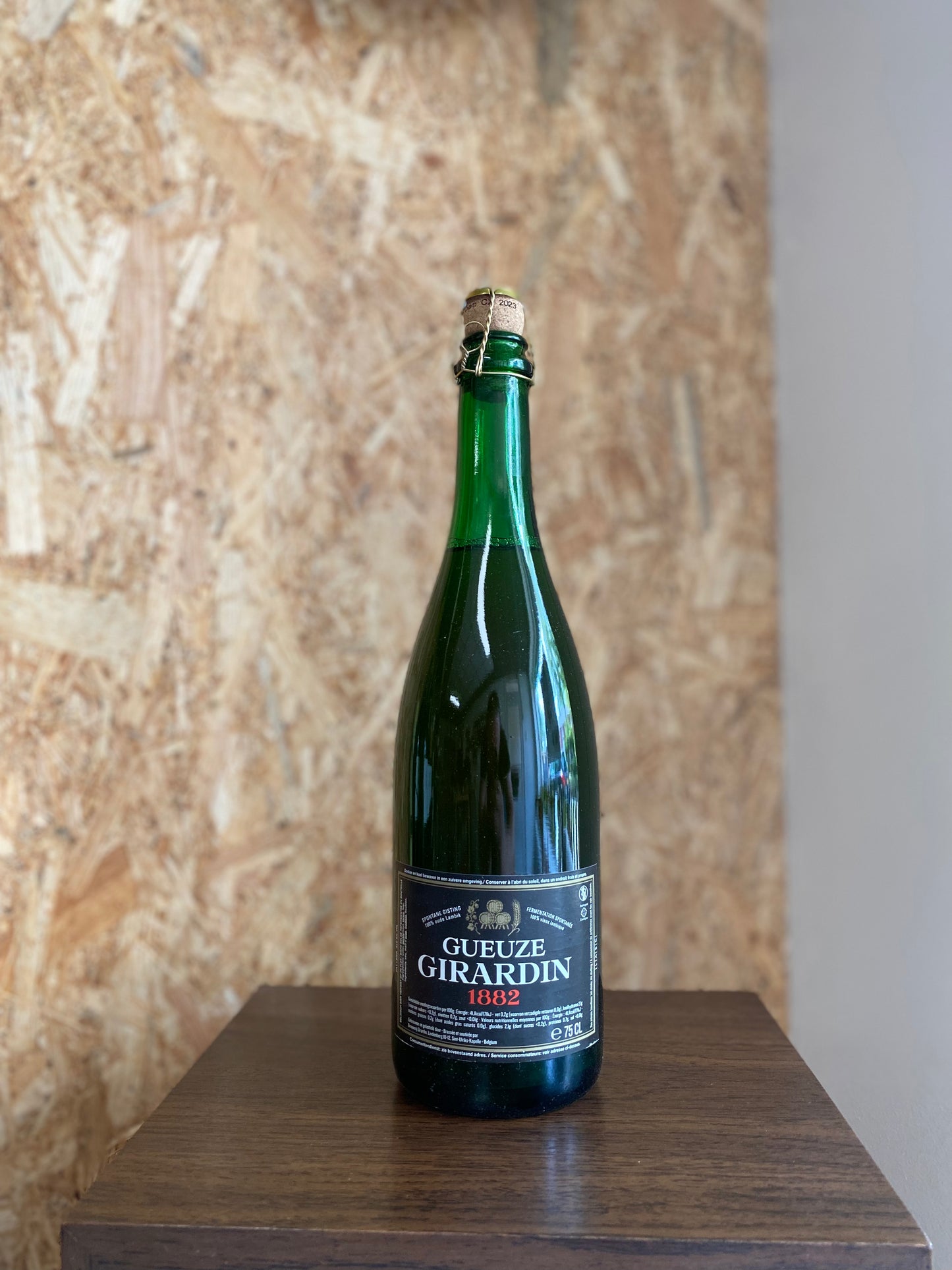 Girardin Gueuze 1882 Black label Fondgueuze 75cl