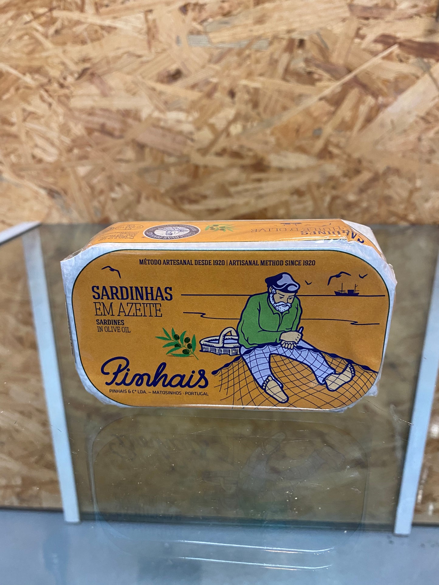 Pinhais Sardines op olijfolie Sterk natuurlijk