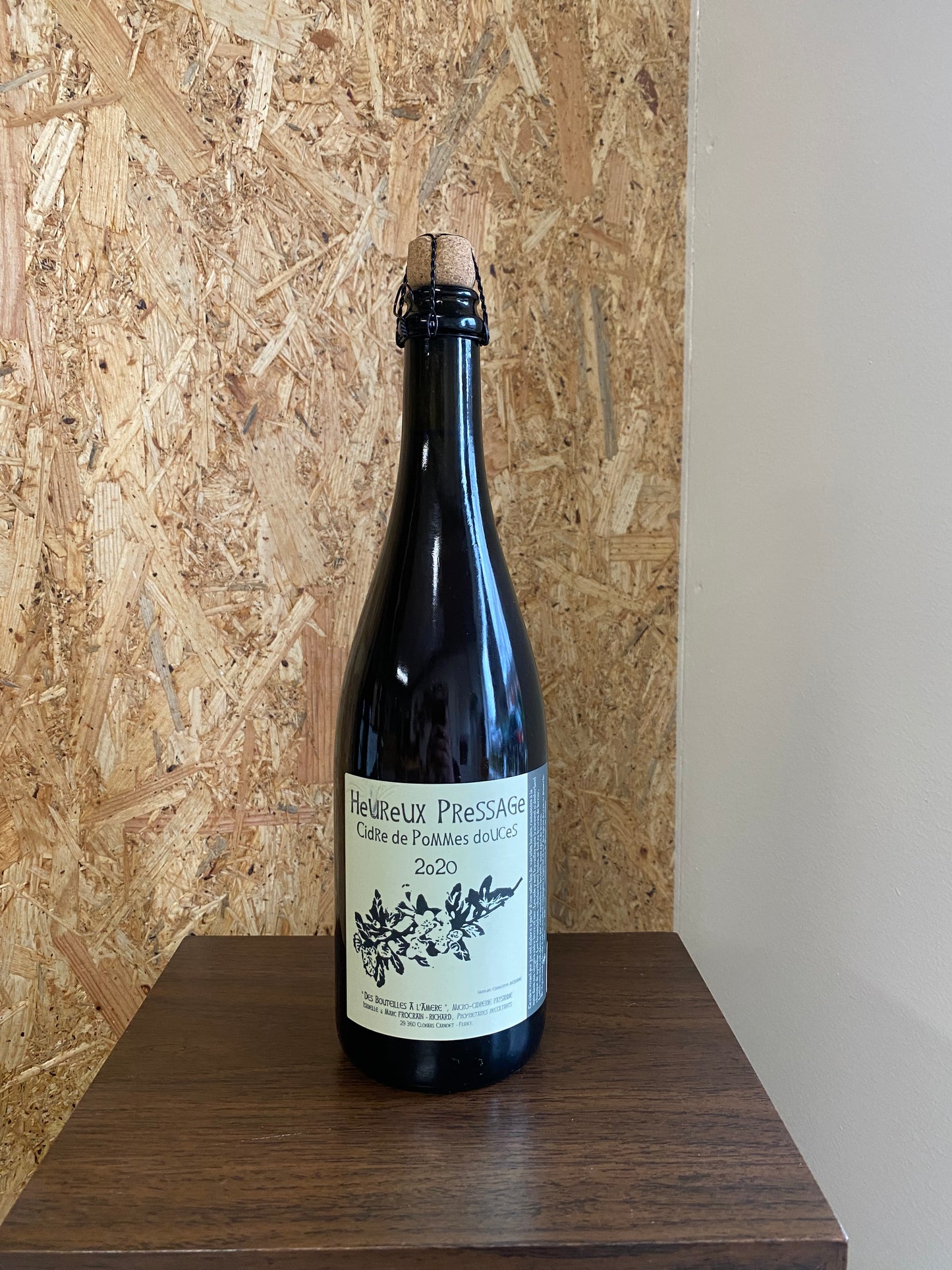 Des Bouteilles à l’Amère, Heureux Pressage 2020