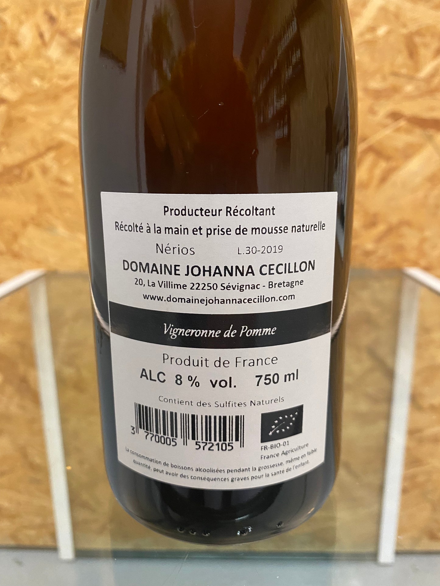 Domaine Johanna Cécillon Nerios 2019 Sterk natuurlijk