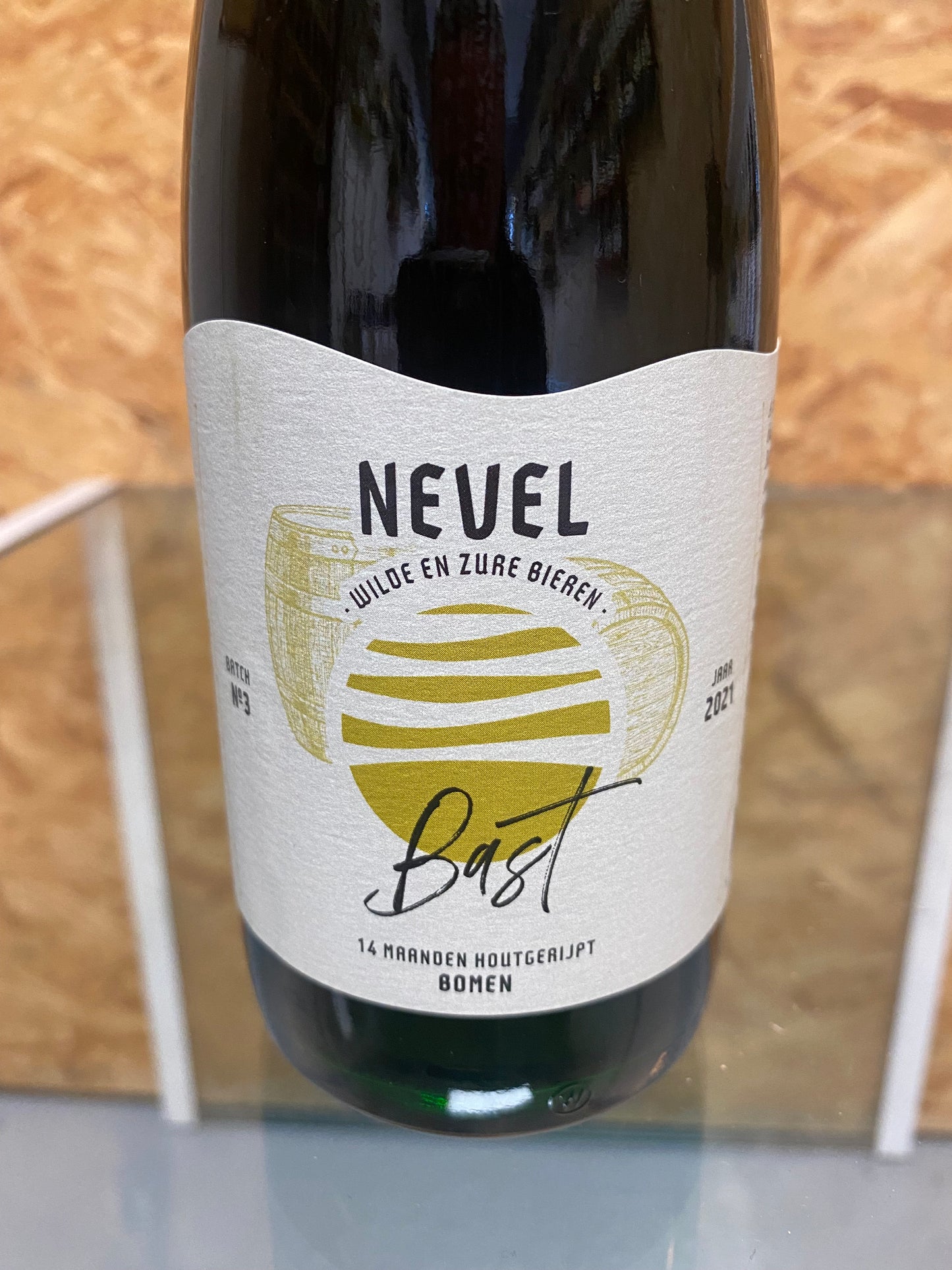 Nevel wild ales Bast 2021 37,5cl Sterk natuurlijk