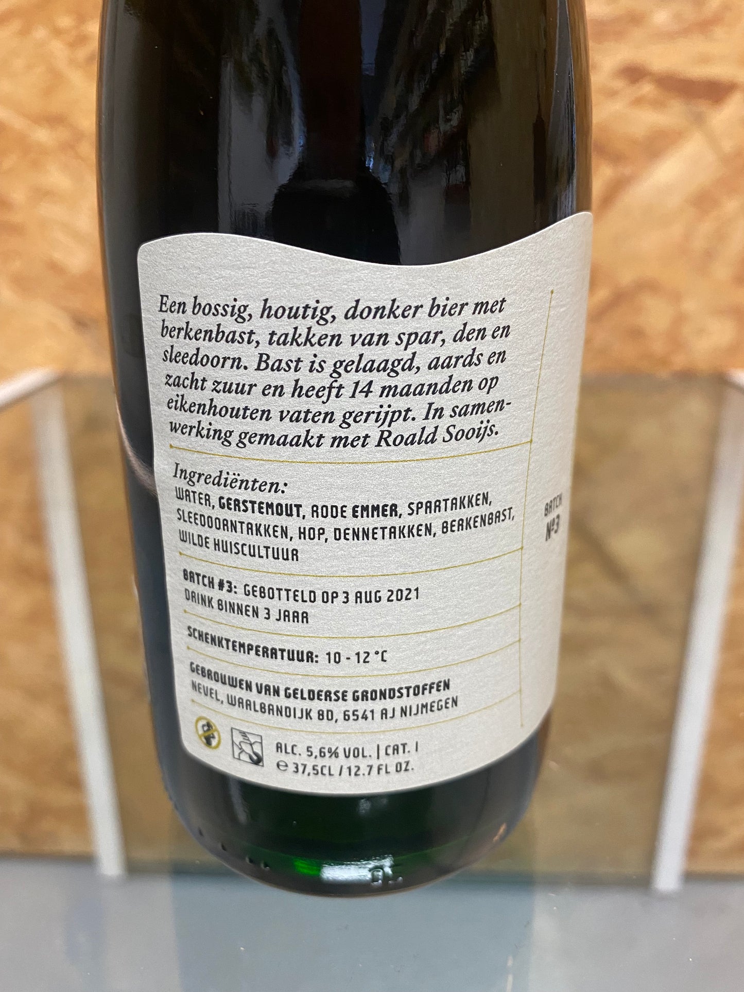 Nevel wild ales Bast 2021 37,5cl Sterk natuurlijk