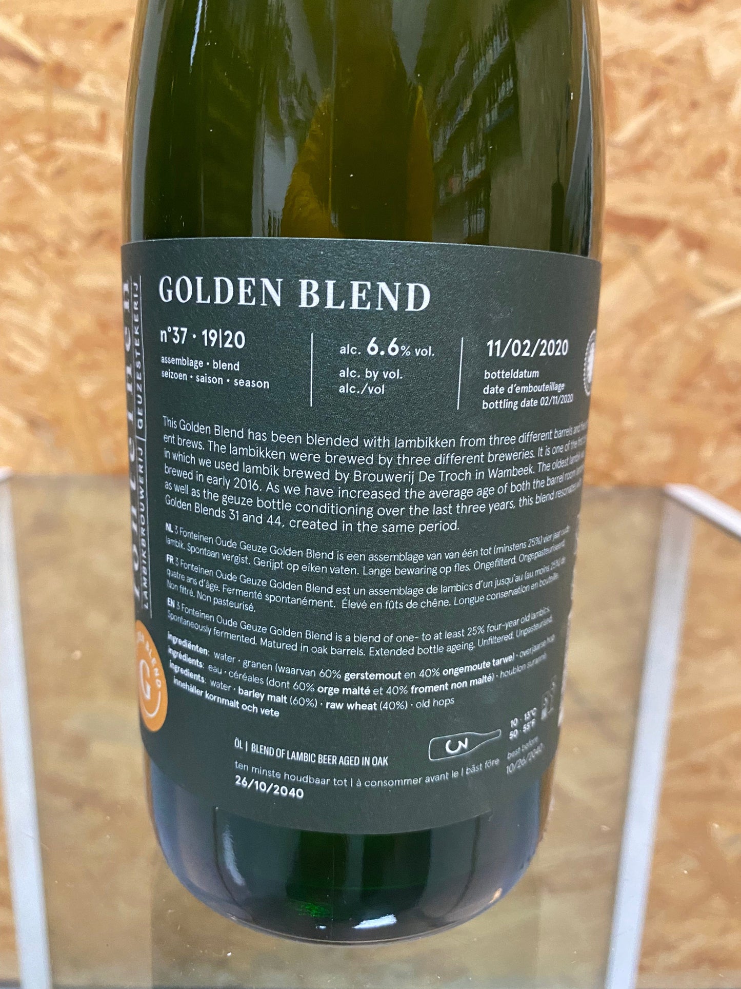 3 Fonteinen Golden blend nr. 37 19/20 Sterk natuurlijk