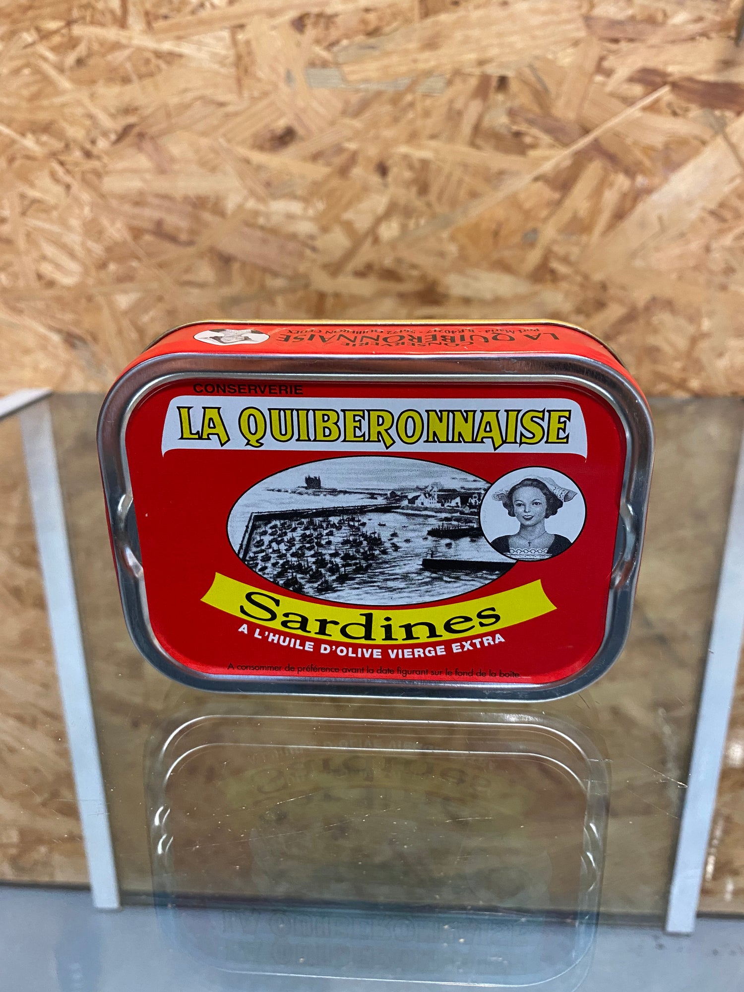 La Quiberonnaise Sardines a l'huile d'olive vierge extra. 115gr Sterk natuurlijk