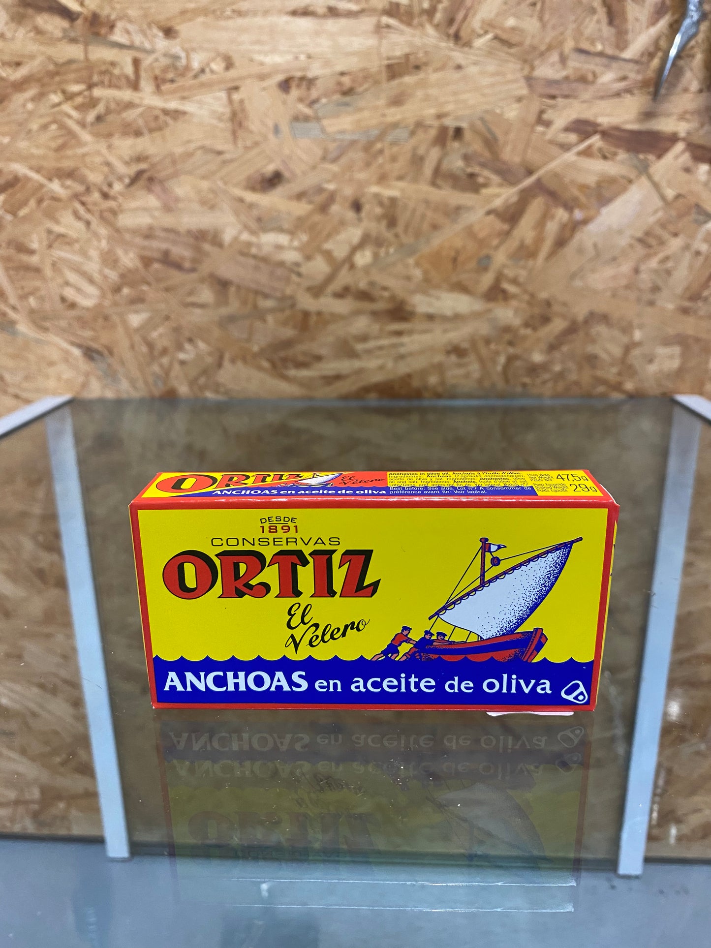 Ortiz Anjovis op olijfolie van Conservas Ortiz Sterk natuurlijk