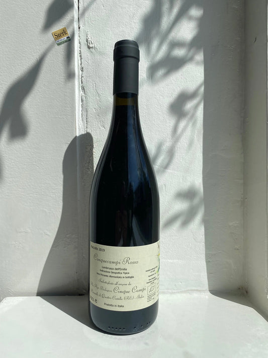 Cinque campi Rosso 2019 Sterk natuurlijk