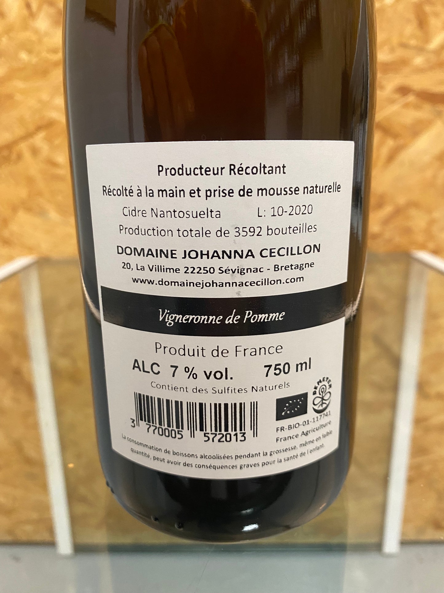 Domaine Johanna Cécillon Nantosuelta 2020 Sterk natuurlijk