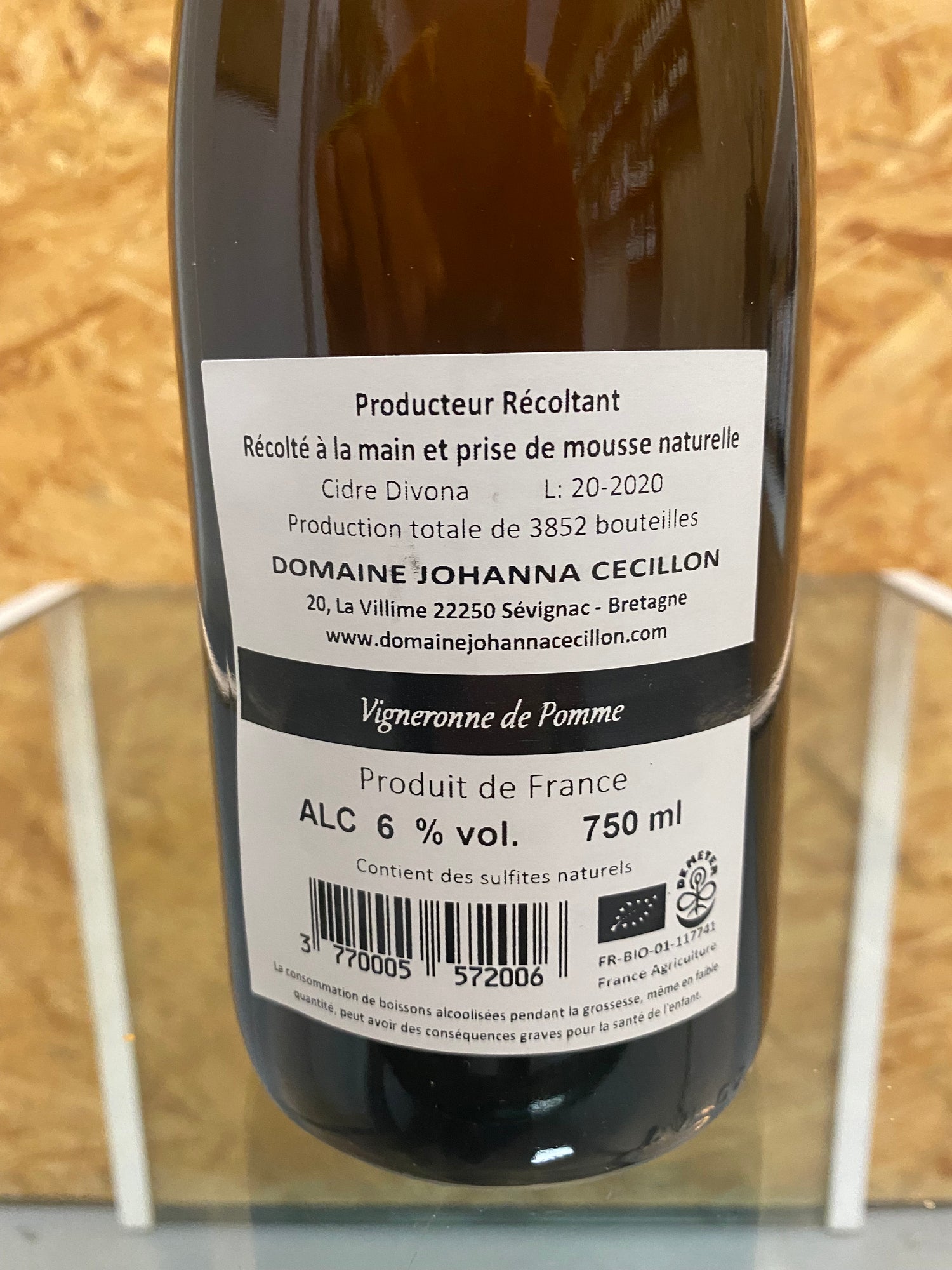 Domaine Johanna Cécillon Divona 2020 Sterk natuurlijk