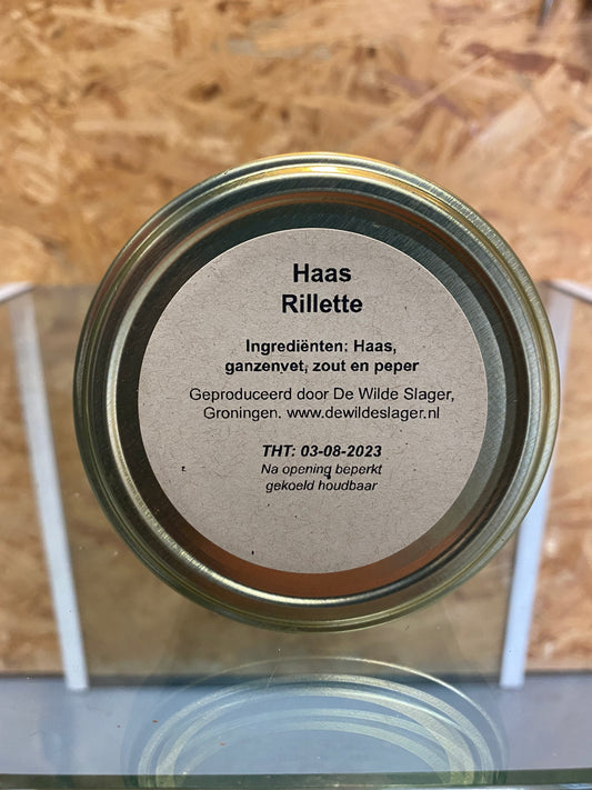 Rillette haas Sterk natuurlijk